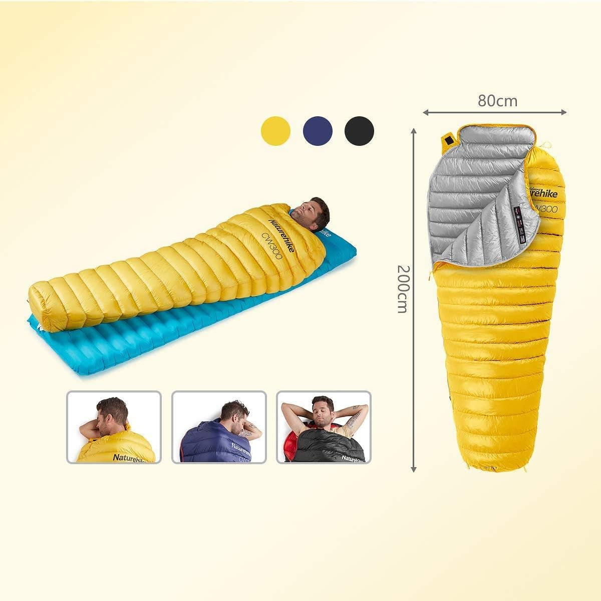 Ultimate 0 Degree Ultralight Goose Down Sleeping Bag for Adventurers