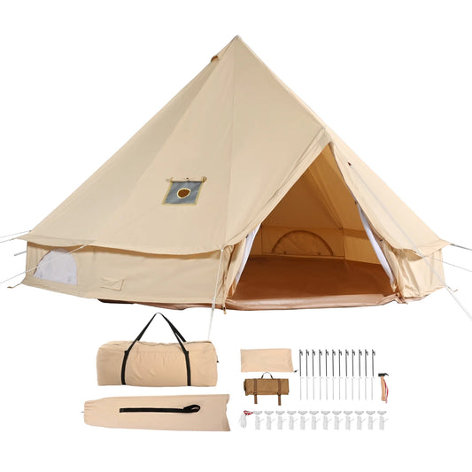 All-Weather Camping Tent with Convenient Stove Jack