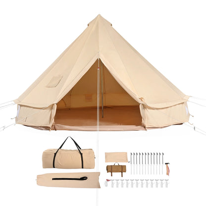 All-Weather Camping Tent with Convenient Stove Jack