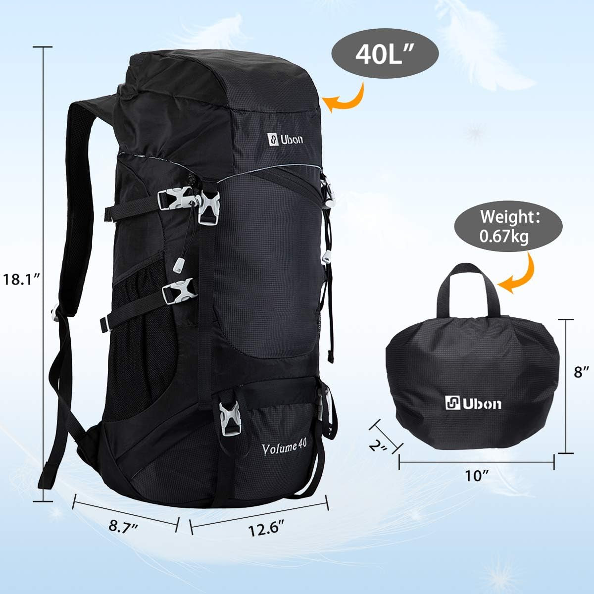 40L Lightweight Daypack
