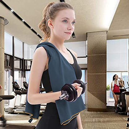 Quick-Dry Microfiber Travel Towel - Compact, Lightweight & Ultra-Absorbent