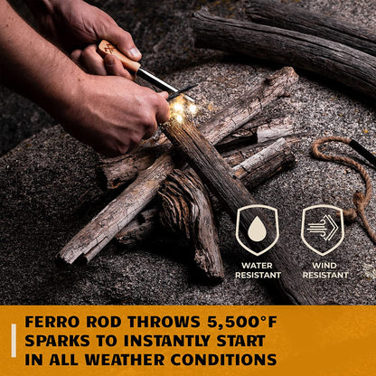Ferro Rod Fire Starter Kit