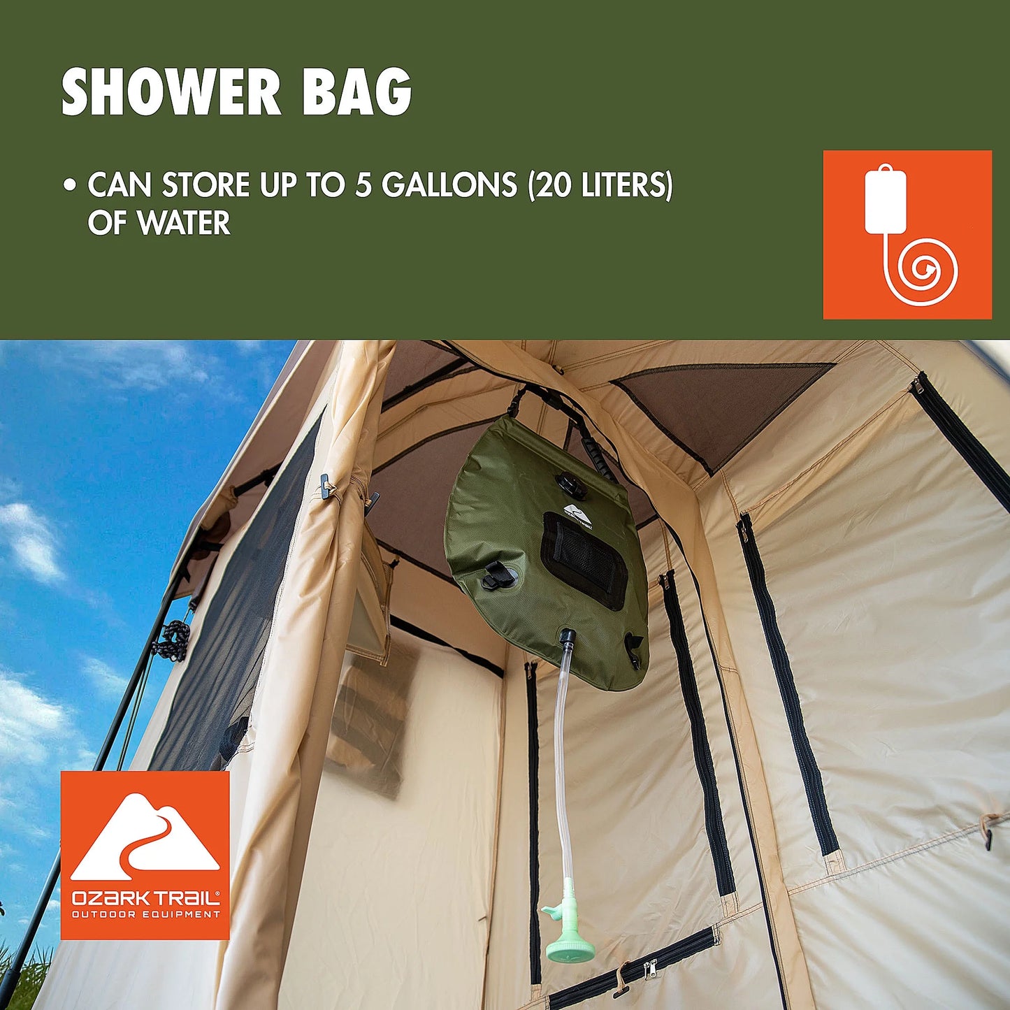 Shower & Utility Tent
