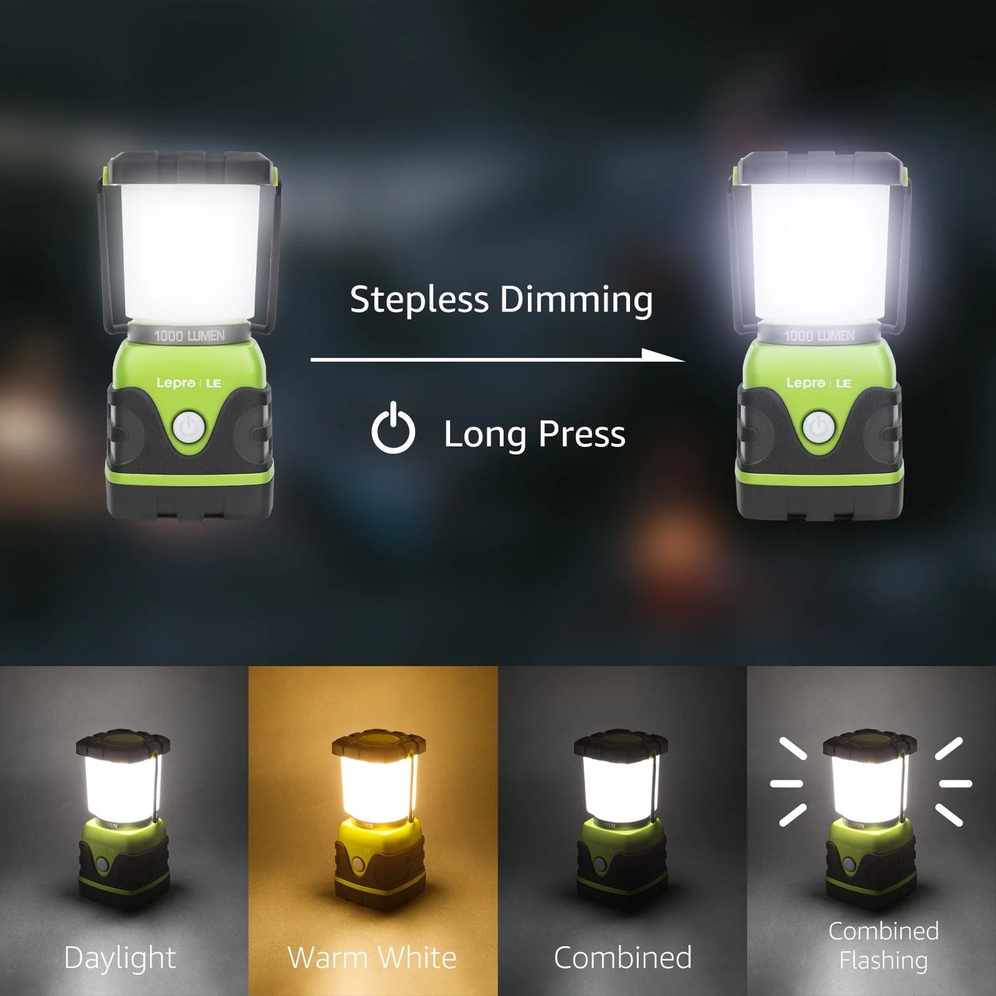 2-Pack Camping Lanterns
