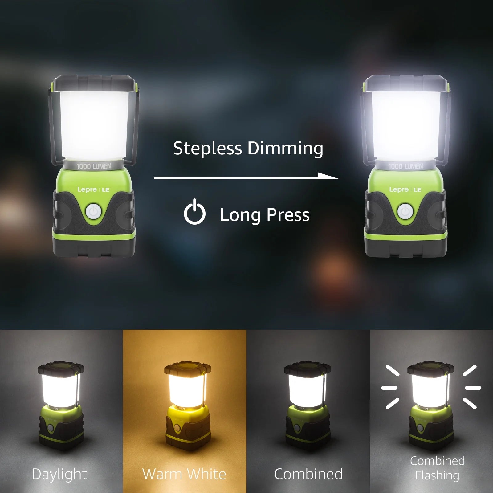 2-Pack Camping Lanterns