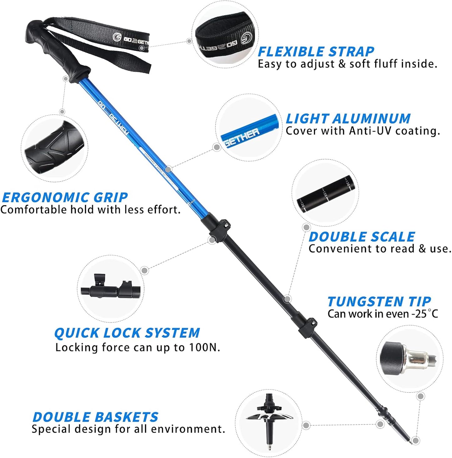Aluminum Trekking Poles