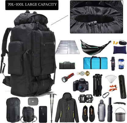 70L/100L Molle Camping Assault Pack