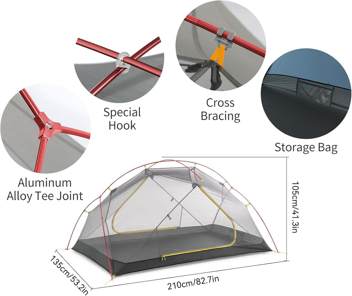 3 Season Ultralight Camping Tent