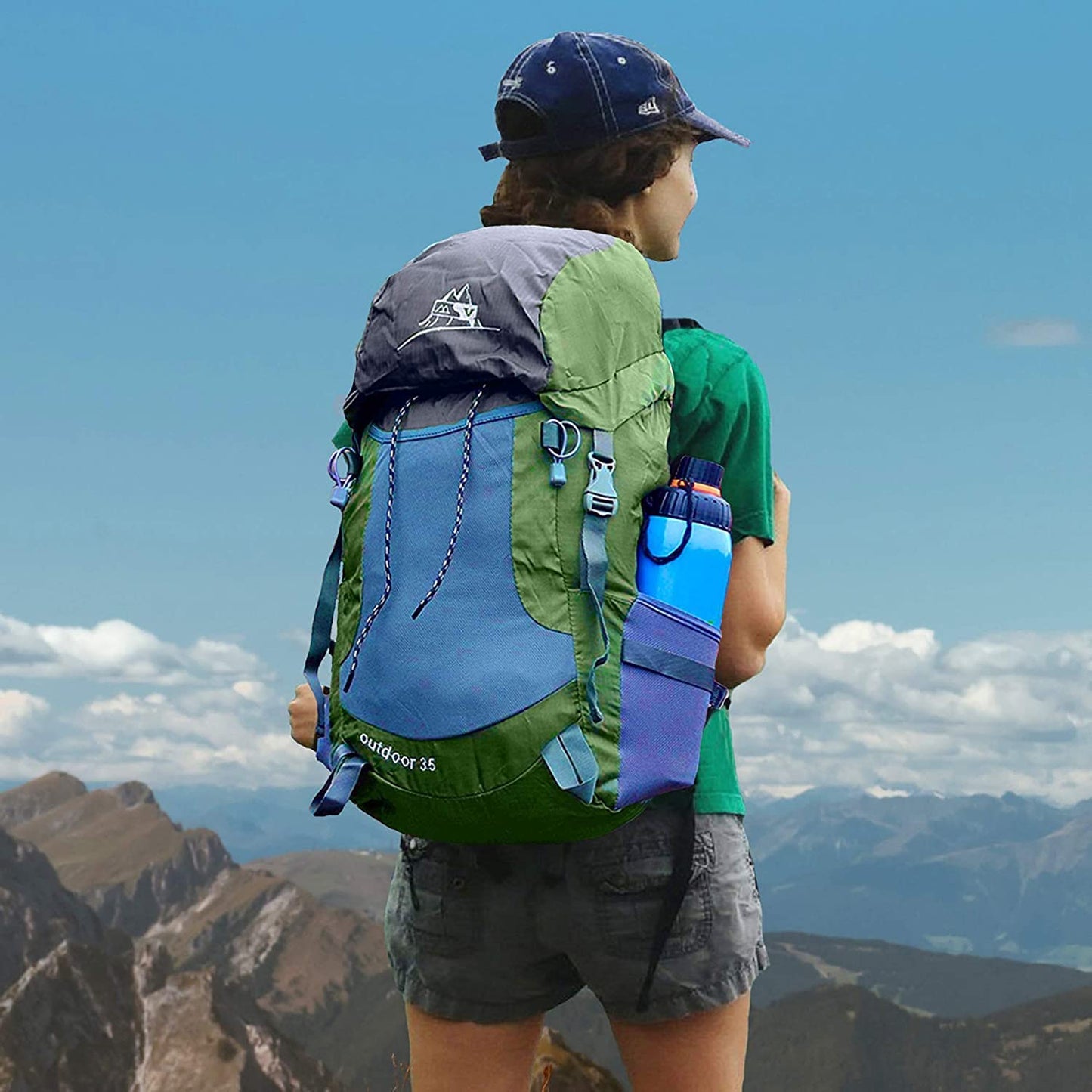 Versatile 35L Foldable Backpack for Adventure and Travel