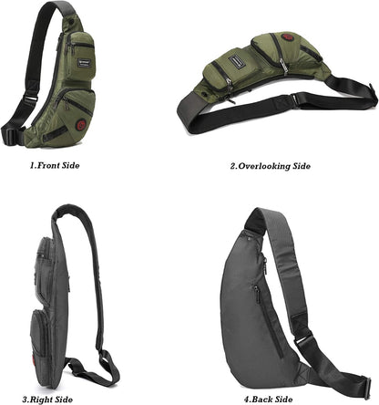 Versatile Crossbody Chest Bag for Hands-Free Convenience