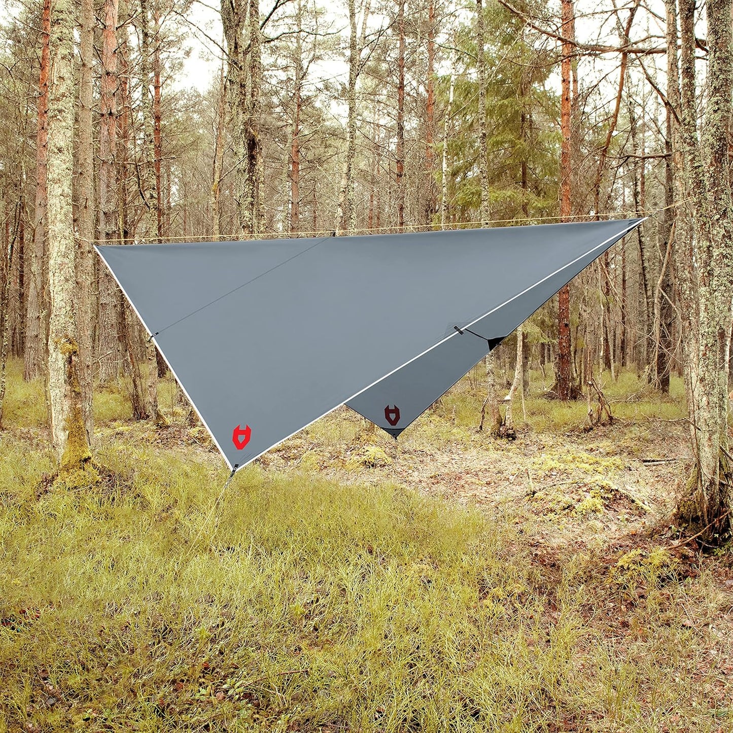 Ultimate 10X10 Waterproof Camping Tarp - Lightweight Survival Shelter & Versatile Hammock Cover - Includes Survival Bracelet - Available in Multiple Colors