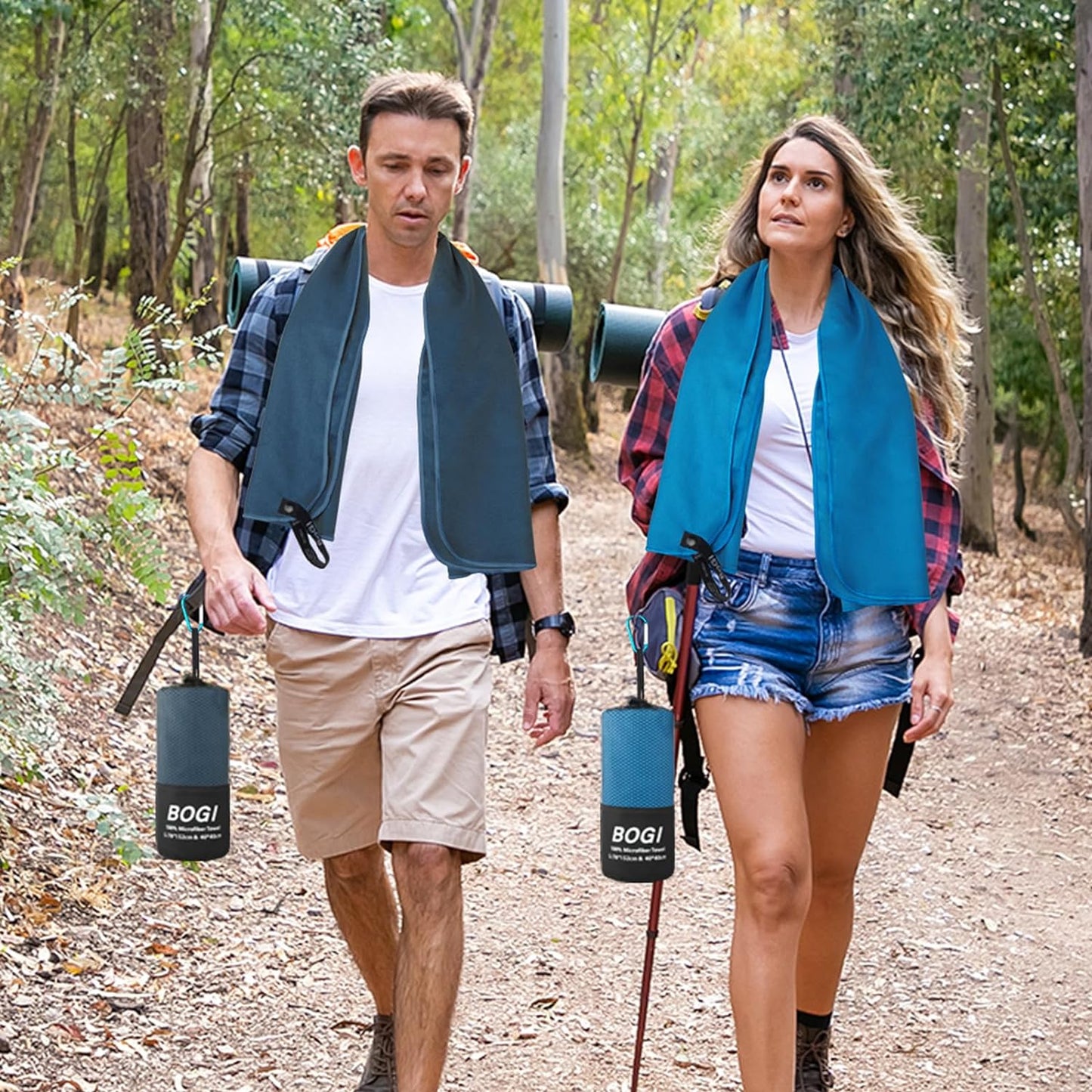 Quick-Dry Microfiber Travel Towel - Compact, Lightweight & Ultra-Absorbent