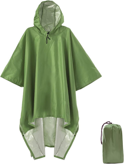 Ultimate Lightweight Rain Poncho - Stay Dry on the Go!