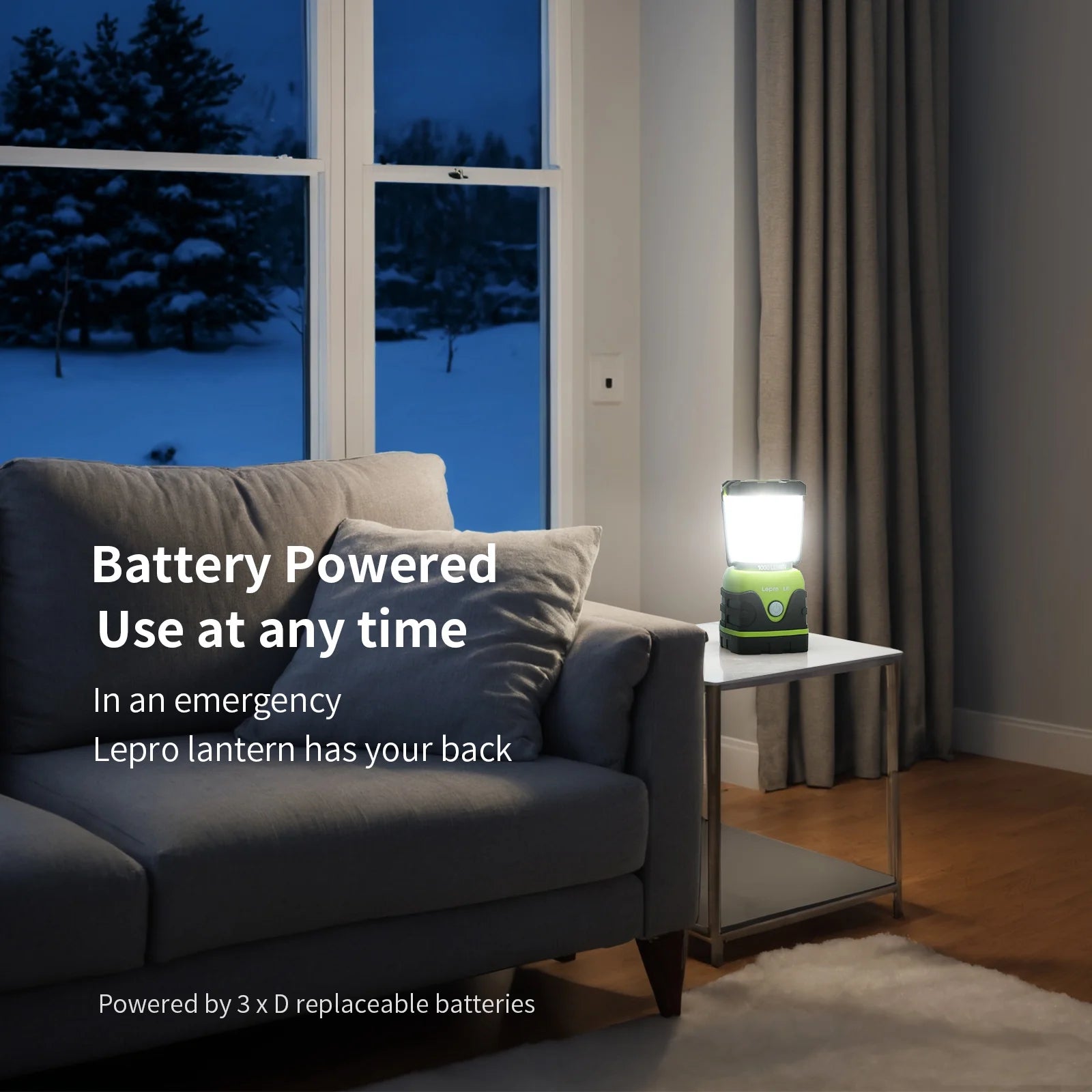 2-Pack Camping Lanterns