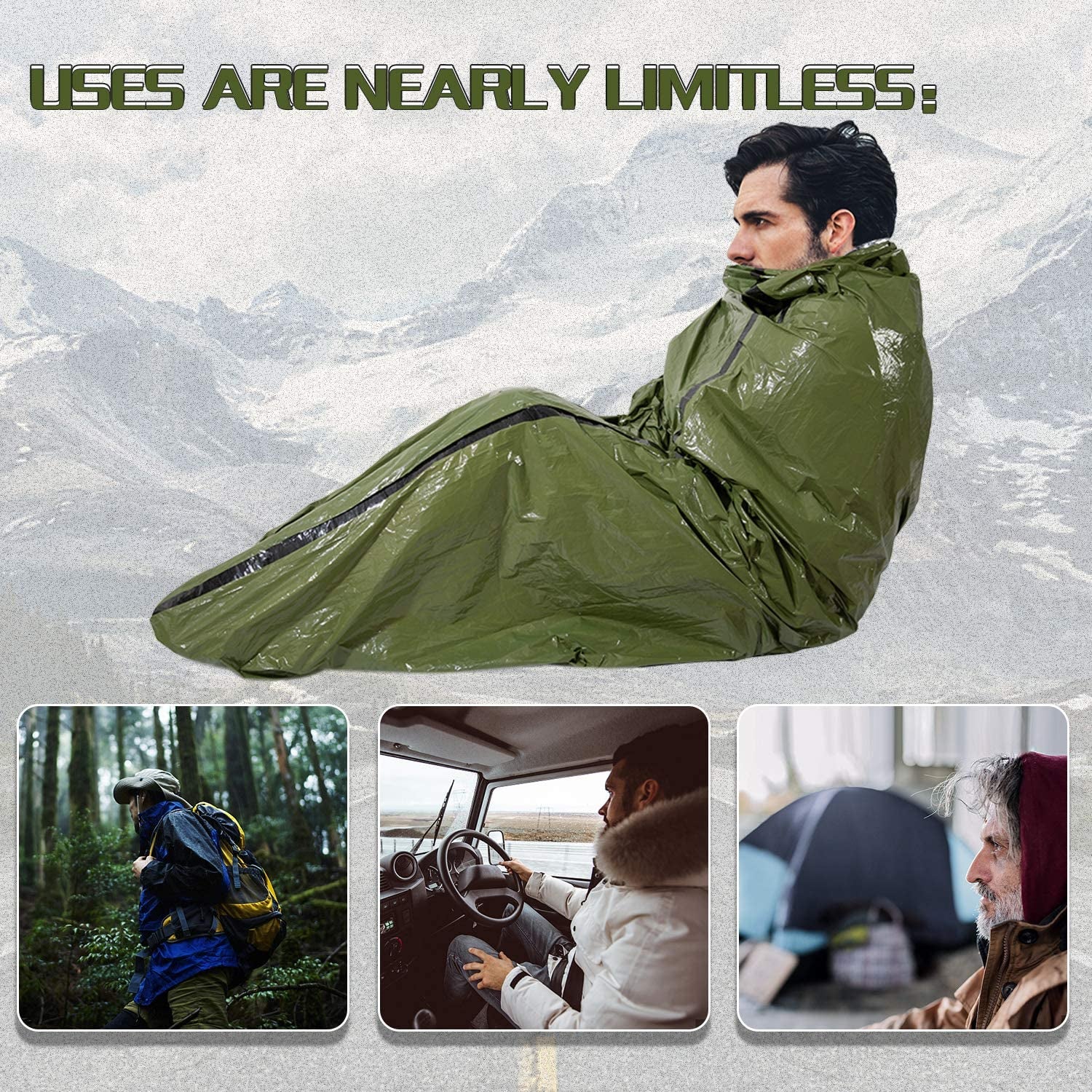 Survival Sleep System: Emergency Sleeping Bag for Ultimate Protection