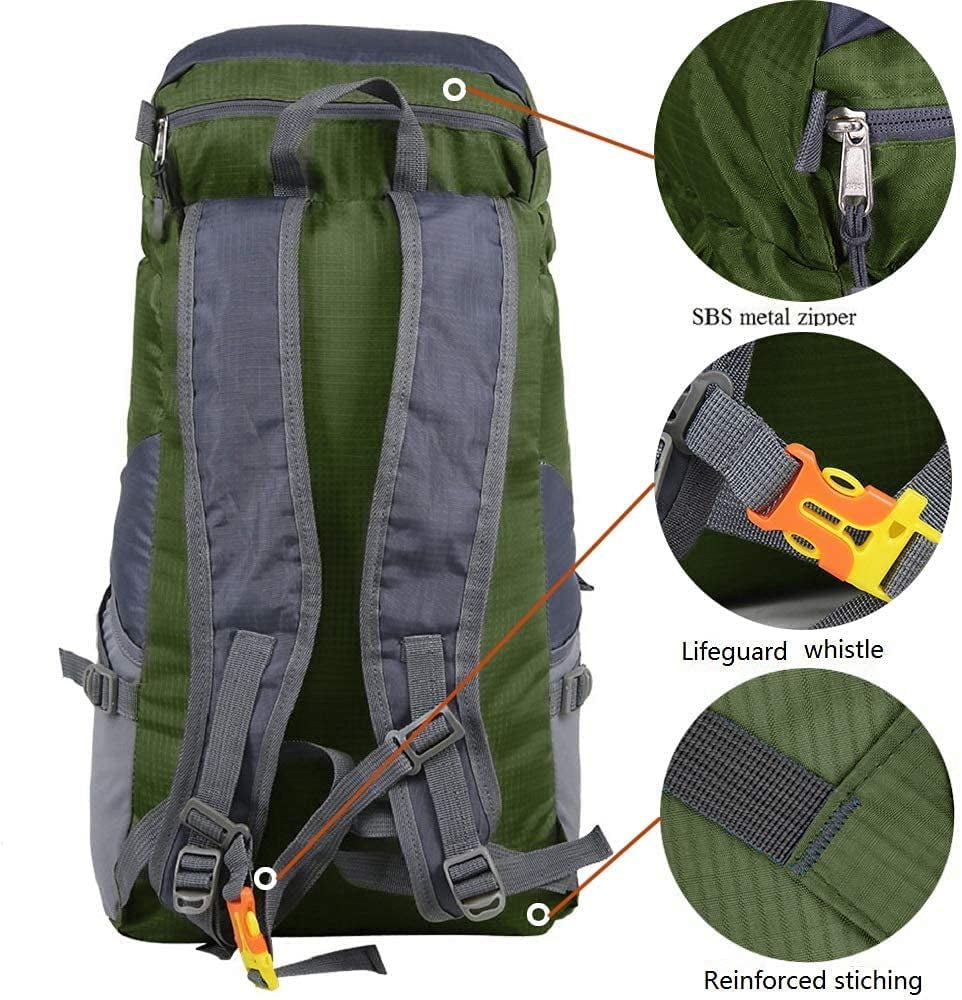 Versatile 35L Foldable Backpack for Adventure and Travel
