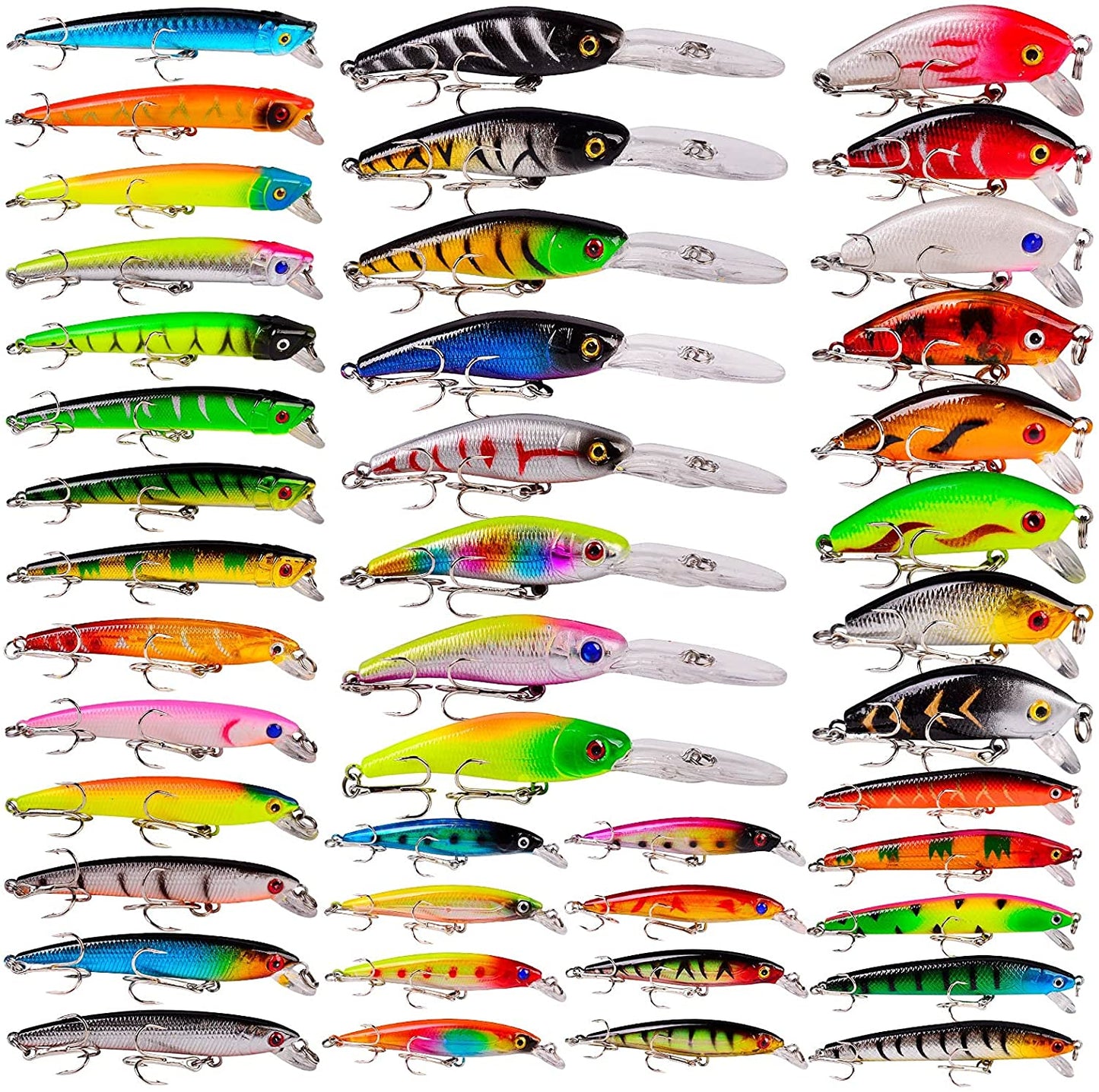 43pc. Bass Fishing Variety Lure Kit