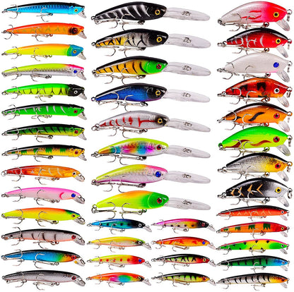 43pc. Bass Fishing Variety Lure Kit
